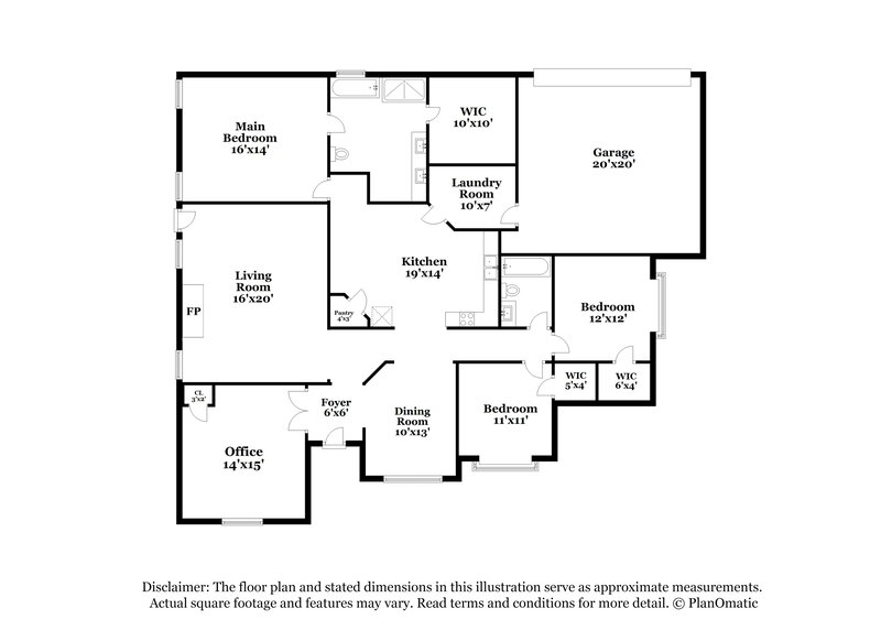 2,280/Mo, 58 Robins Nest Dr Lake Dallas, TX 75065 Floorplan View
