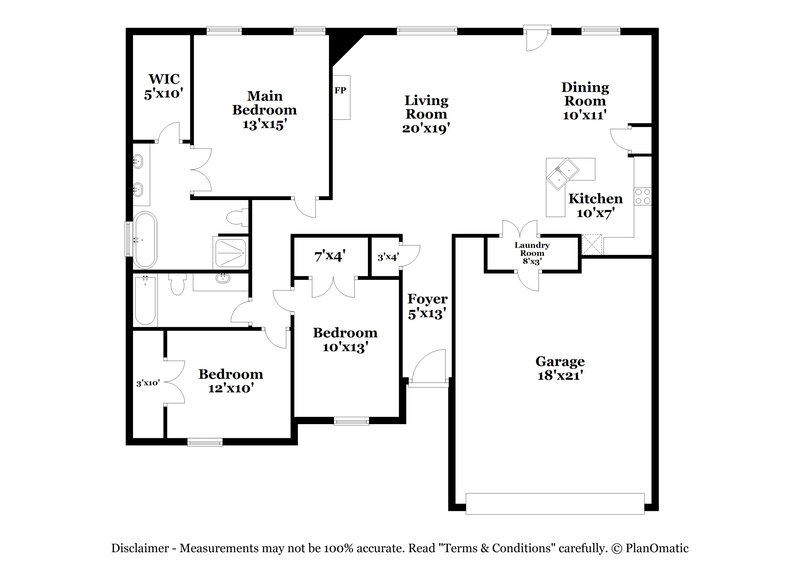 2,395/Mo, 317 Willowstone Trl Saginaw, TX 76179 Floor Plan View