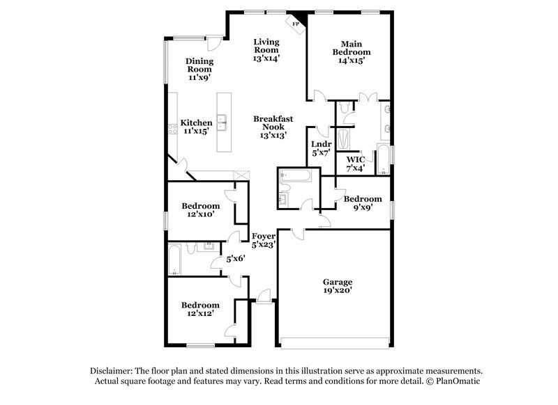 2,465/Mo, 3224 Shady River Trl Royse City, TX 75189 Floor Plan View