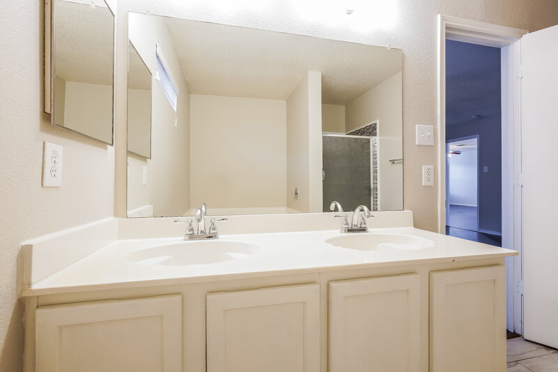 2,260/Mo, 8712 Cove Meadow Ln Fort Worth, TX 76123 Main Bathroom View 2