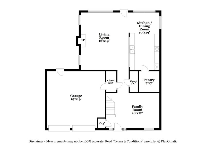 2,370/Mo, 4737 Waterway Dr N Fort Worth, TX 76137 Floor Plan View 2