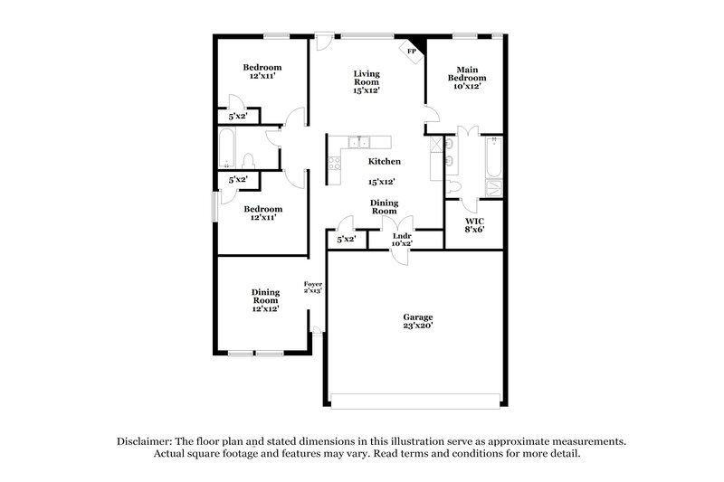 2,060/Mo, 1105 Alexandria Dr Forney, TX 75126 Floor Plan View