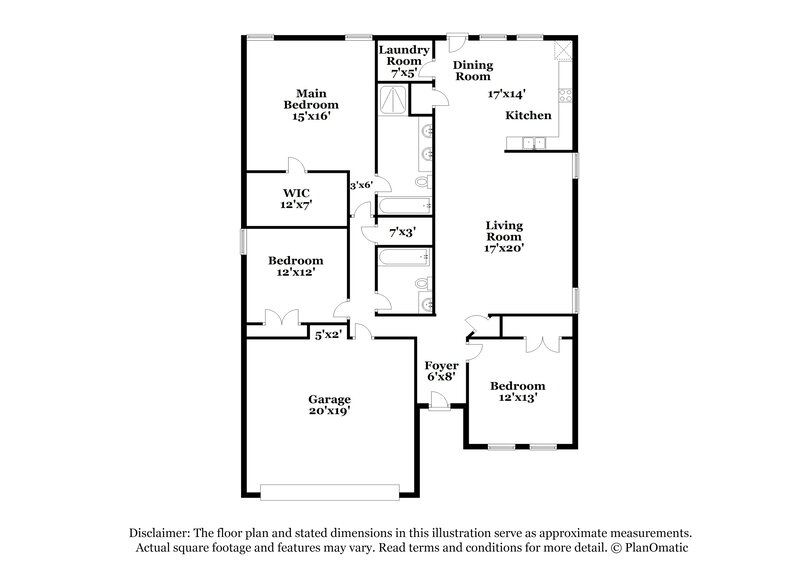 2,920/Mo, 2005 Burnside Dr Fort Worth, TX 76177 Floor Plan View