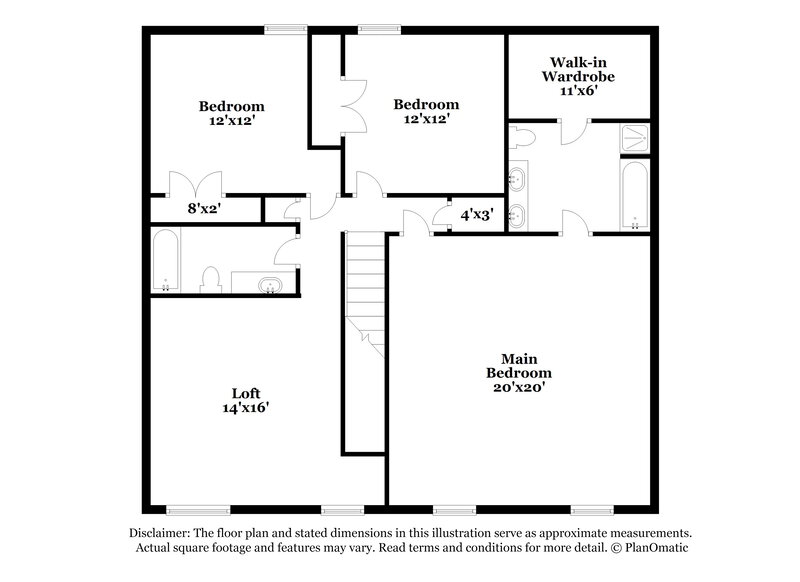 1,970/Mo, 740 Riverflat Dr Fort Worth, TX 76179 Floor Plan View 2