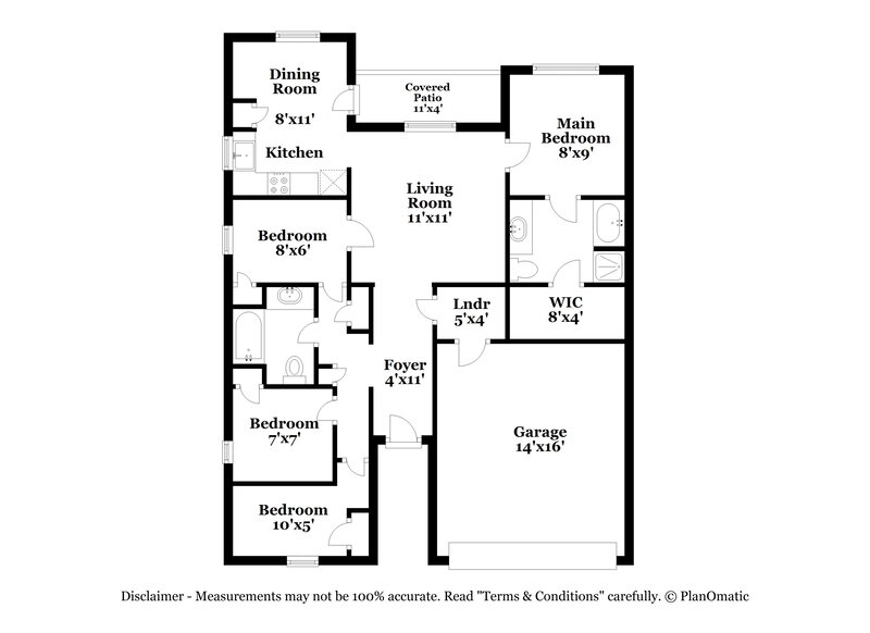 3,100/Mo, 4395 Elderberry St Forney, TX 75126 Floor Plan View