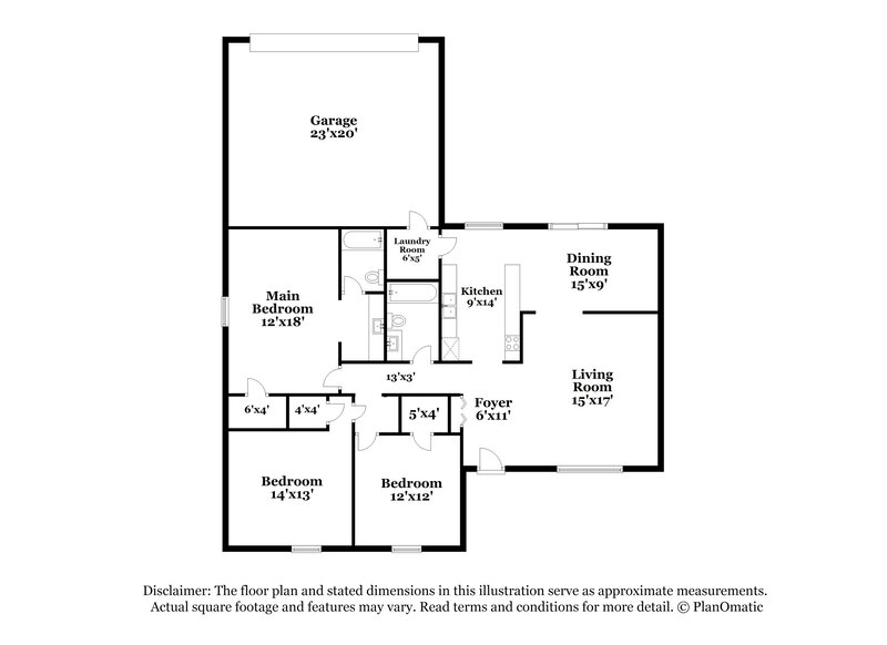 2,285/Mo, 2109 Kings Rd Carrollton, TX 75007 Floor Plan View