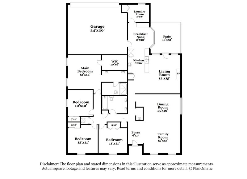 2,185/Mo, 626 Redwood Dr Grand Prairie, TX 75052 Floor Plan View