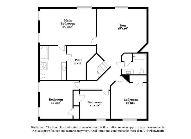 2,745/Mo, 1209 Crabtree Ct Cedar Hill, TX 75104 Floorplan View 2