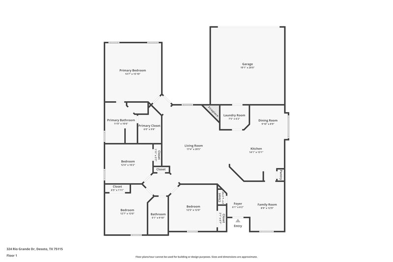 2,235/Mo, 324 Rio Grande Dr DeSoto, TX 75115 Front View