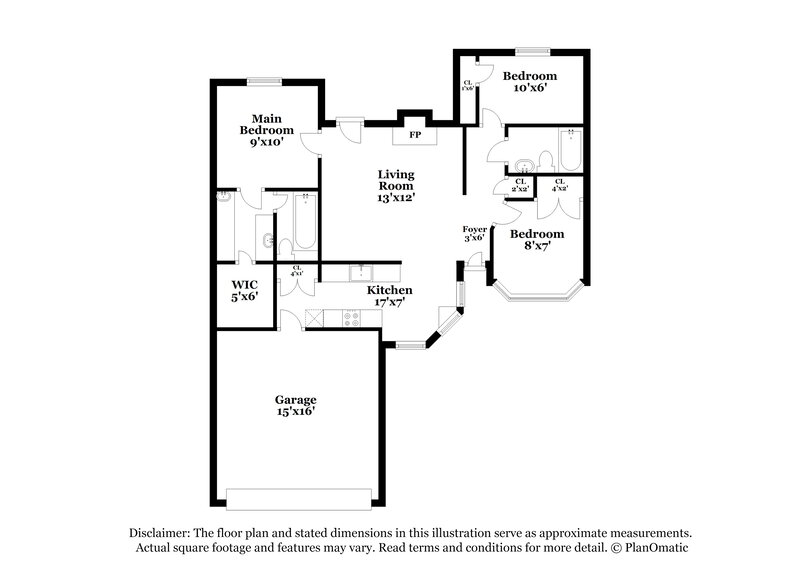 1,850/Mo, 1311 Mallard Dr DeSoto, TX 75115 Floor Plan View