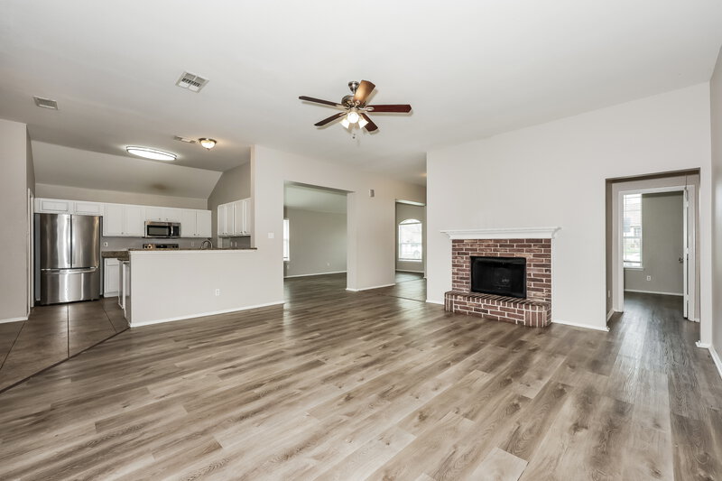 2,385/Mo, 1738 ONeal St Lancaster, TX 75134 Living Room View 2