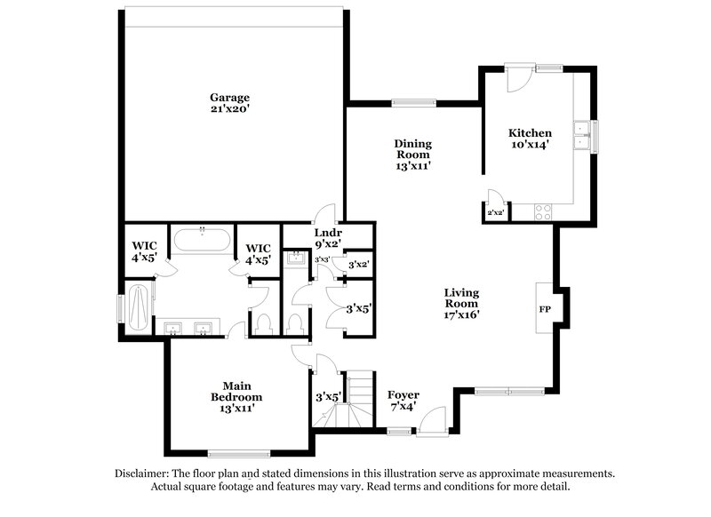 2,475/Mo, 914 Wayne Ave Duncanville, TX 75137 Floor Plan View 2