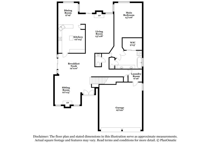 2,650/Mo, 1103 San Miguel Dr Duncanville, TX 75137 Floor Plan View