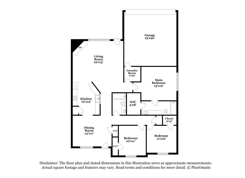 2,310/Mo, 782 Catalina Dr Lancaster, TX 75146 Floor Plan View