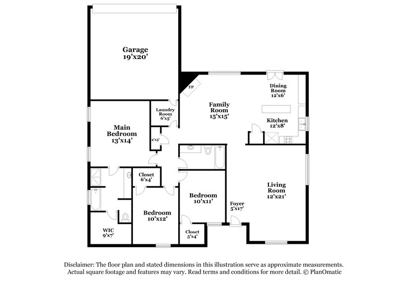 2,075/Mo, 510 Branchwood Dr Lancaster, TX 75146 Floorplan View