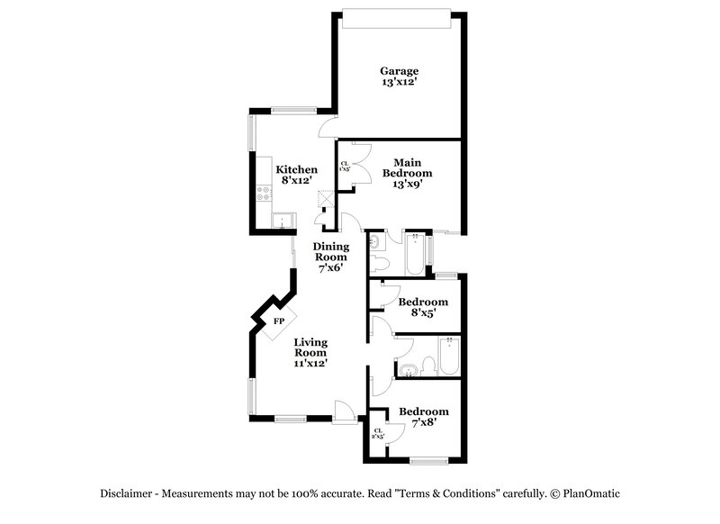 1,970/Mo, 529 Horse Shoe Bend Mesquite, TX 75149 Floor Plan View