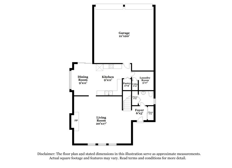 1,980/Mo, 1567 Hancock Dr Mesquite, TX 75149 Floor Plan View