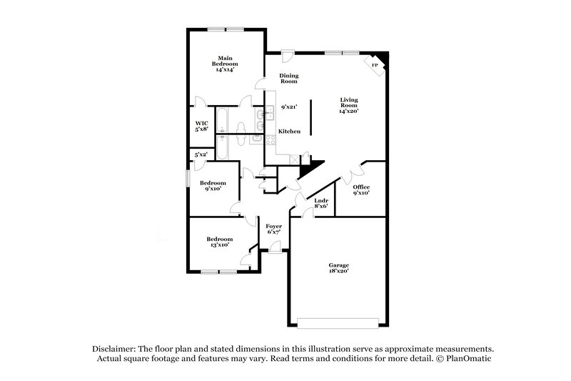 2,025/Mo, 1514 Dockside Dr Glenn Heights, TX 75154 Floor Plan View