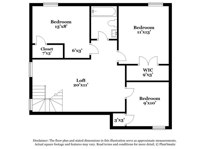 2,095/Mo, 9948 Chilmark Way Dallas, TX 75227 Floor Plan View 2