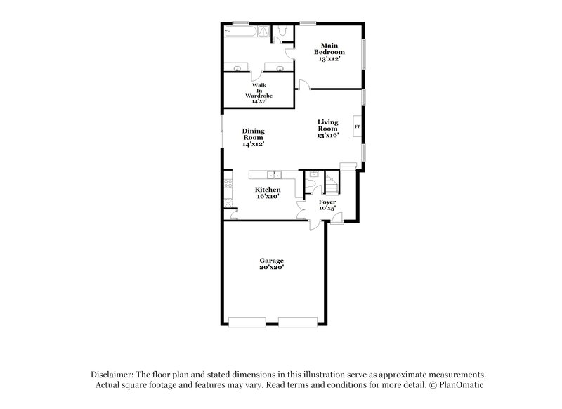2,260/Mo, 7415 Hunters Run Circle Dallas, TX 75232 Floorplan View