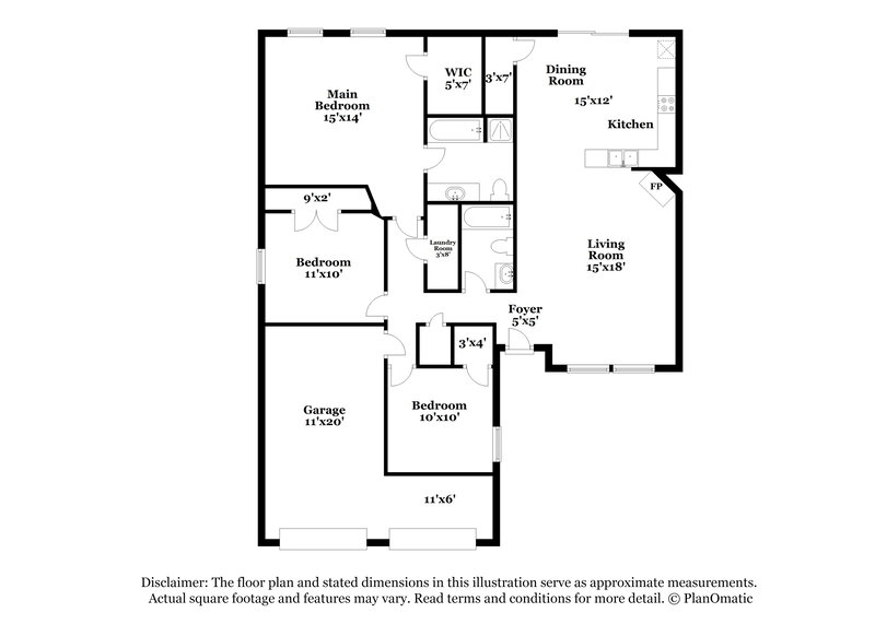 1,825/Mo, 6903 Rondo Dr Dallas, TX 75241 Floorplan View