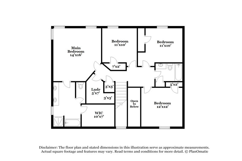 2,540/Mo, 7027 Glenshire Dr Arlington, TX 76002 Floorplan View 2