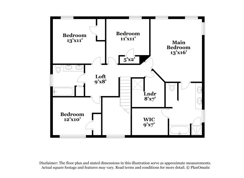 2,230/Mo, 7001 Baybridge Dr Arlington, TX 76002 Floor Plan View