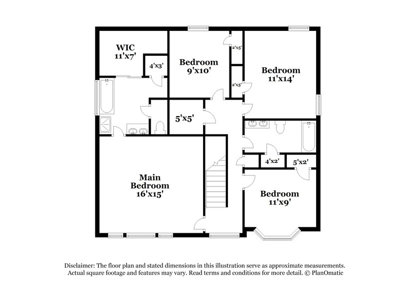 2,630/Mo, 5709 Creekhollow Dr Arlington, TX 76018 Floor Plan View 2