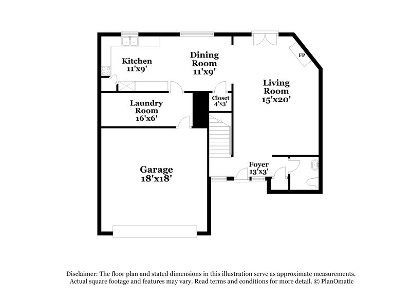 2,100/Mo, 4803 Glen Valley Dr Arlington, TX 76018 Floor Plan View