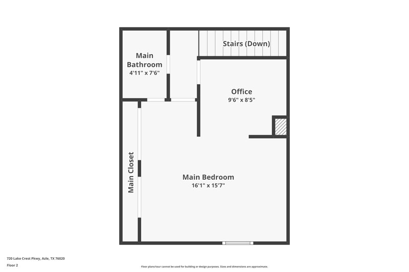 1,835/Mo, 720 Lake Crest Pkwy Azle, TX 76020 Floor Plan View 2
