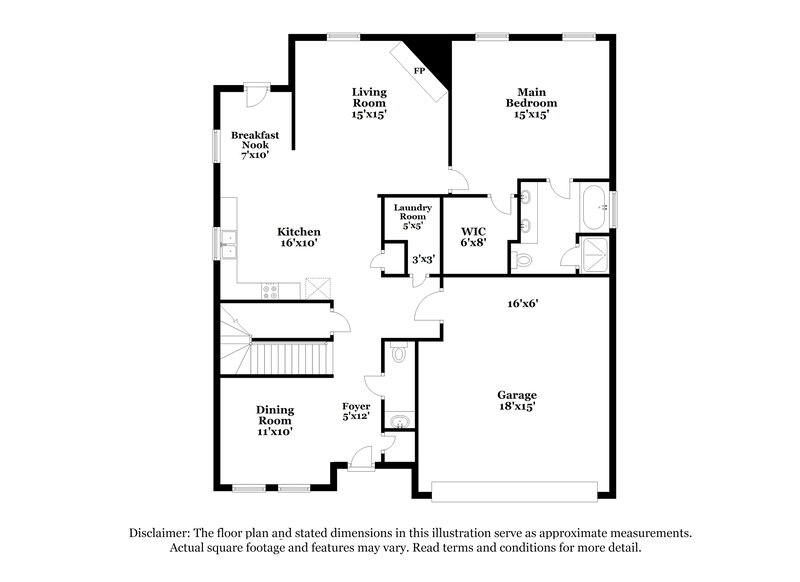 1,930/Mo, 12717 Carpenter Ln Rhome, TX 76078 Floor Plan View