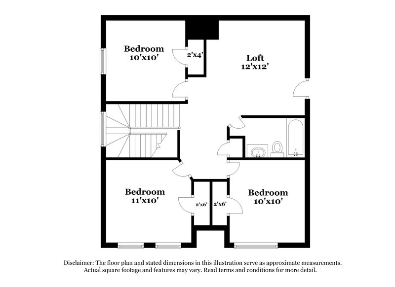 1,930/Mo, 12717 Carpenter Ln Rhome, TX 76078 Floor Plan View 2