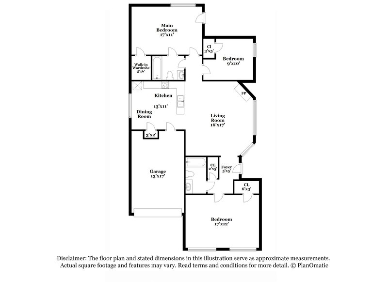 1,910/Mo, 10109 Leatherwood Dr Fort Worth, TX 76108 Floor Plan View