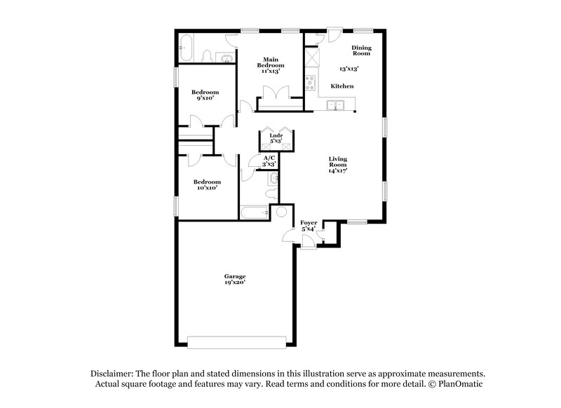 2,080/Mo, 2233 Sims Dr Fort Worth, TX 76119 Floor Plan View