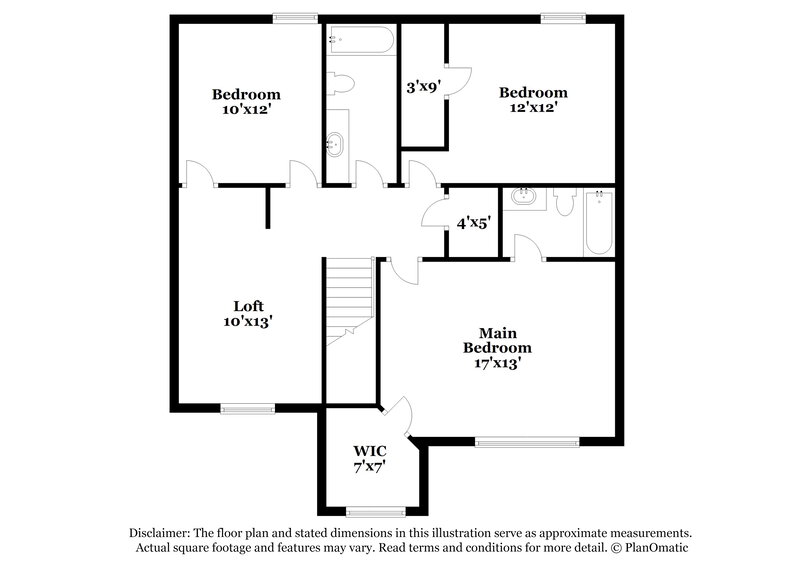 1,910/Mo, 8012 Whitney Ln Fort Worth, TX 76120 Floor Plan View 2