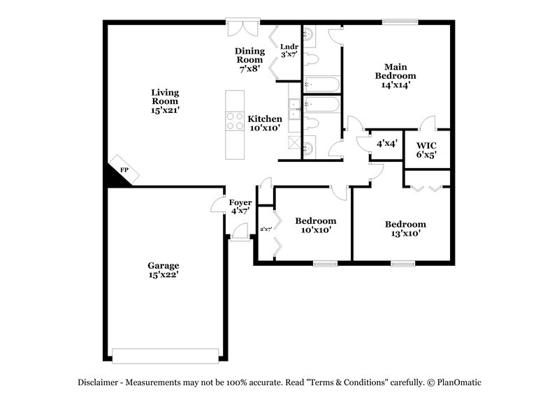 1,795/Mo, 7805 Whirlwind Dr Fort Worth, TX 76133 Floor Plan View