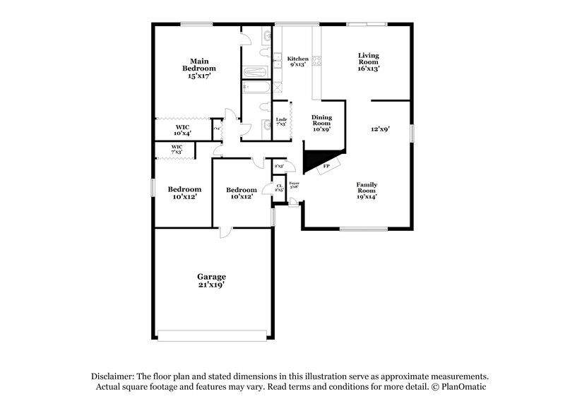 1,800/Mo, 7629 Red Willow Rd Fort Worth, TX 76133 Floor Plan View