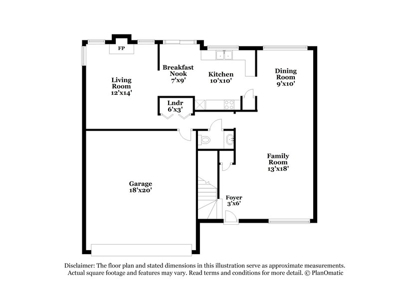 2,440/Mo, 7001 Quail Meadow Dr Watauga, TX 76148 Floor Plan View 2