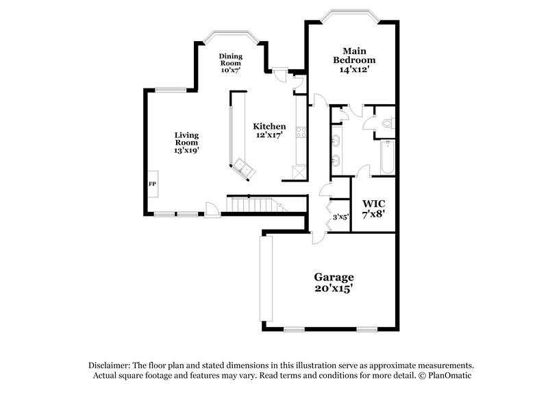 2,040/Mo, 5904 Stone Meadow Ln Fort Worth, TX 76179 Floor Plan View
