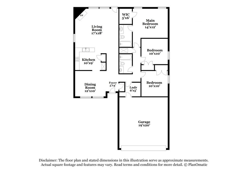 2,130/Mo, 12712 Northern Pine Dr Fort Worth, TX 76244 Floor Plan View