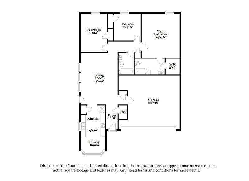 1,995/Mo, 13332 Dove Ranch Rd Roanoke, TX 76262 Floor Plan View