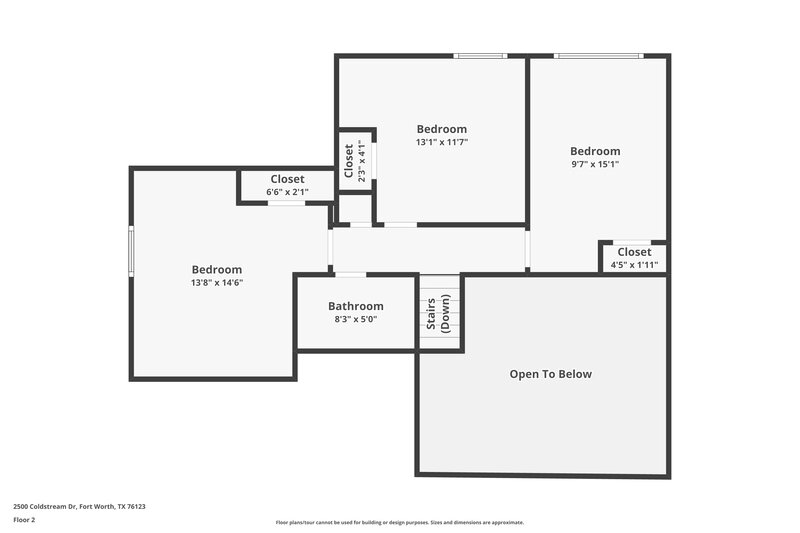 1,925/Mo, 2500 Coldstream Dr Fort Worth, TX 76123 Floor Plan View 2