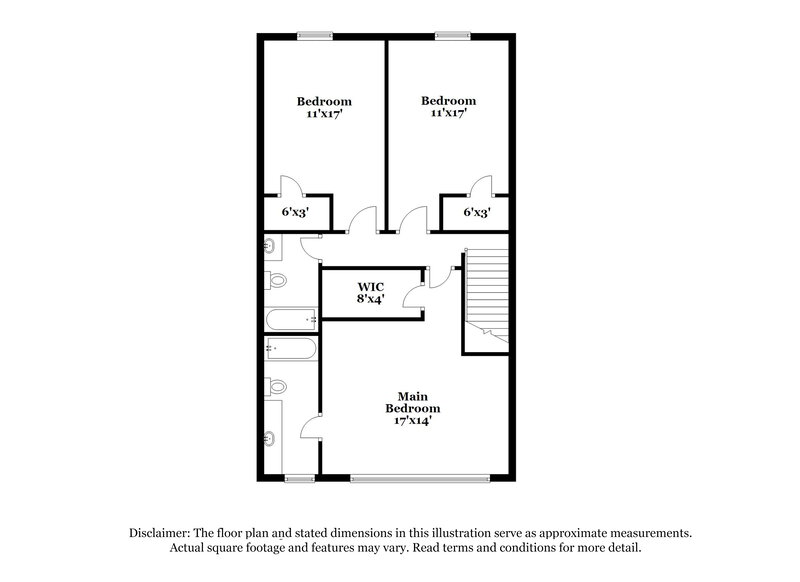 1,710/Mo, 10616 Many Oaks Dr Fort Worth, TX 76140 Floor Plan View