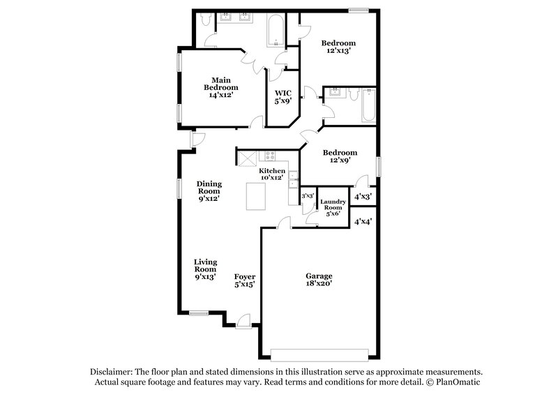 1,795/Mo, 2412 Hawkwood Ct Fort Worth, TX 76123 Floorplan View