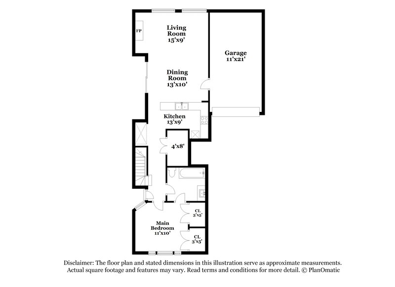 2,100/Mo, 935 Gaynor Ave Duncanville, TX 75137 Floor Plan View