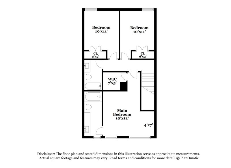 1,815/Mo, 10628 Wild Oak Dr Fort Worth, TX 76140 Floor Plan View