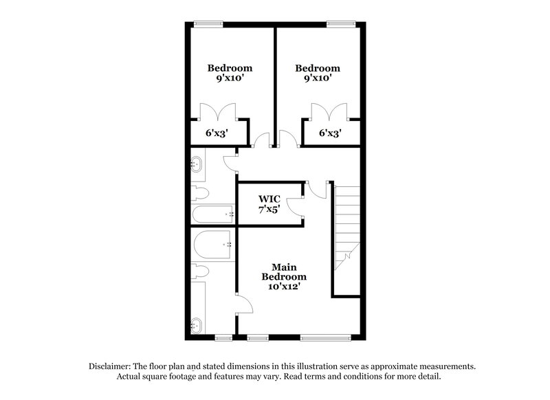 2,800/Mo, 10636 Many Oaks Dr Fort Worth, TX 76140 Floor Plan View 2