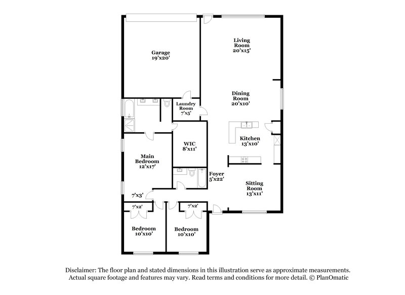 2,085/Mo, 144 Triumph Rd Dallas, TX 75241 Floorplan View