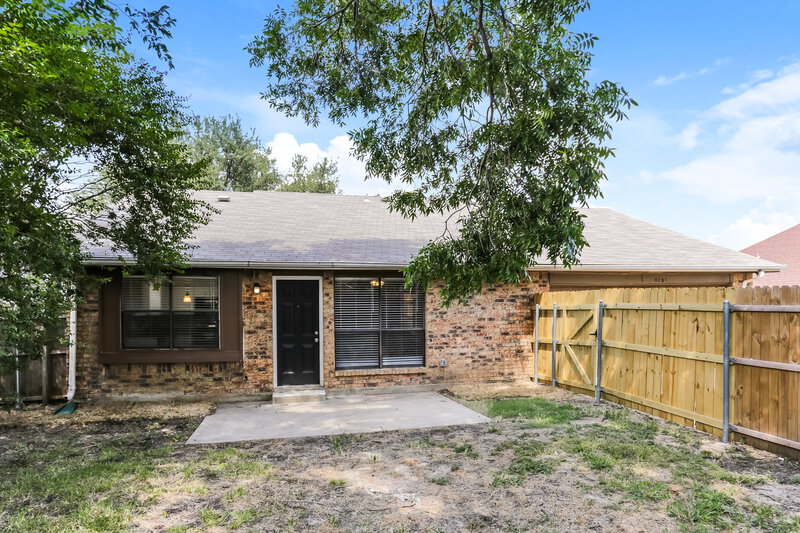 2,195/Mo, 4605 Preston Trail Mesquite, TX 75150 Rear View