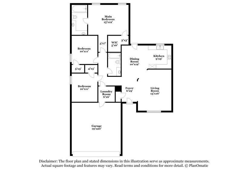 2,720/Mo, 7605 Rainbow Creek Dr Fort Worth, TX 76123 Floorplan View
